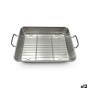 Baking tray Quttin Silver Steel 30 x 24 x 5,5 cm (12 Units)