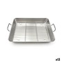 Baking tray Quttin Silver Steel 35,5 x 28 x 5,5 (12 Units)