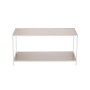 Table d'appoint MobleKit Blanc Marron 78 x 38 x 38 cm Bois (3 Unités)