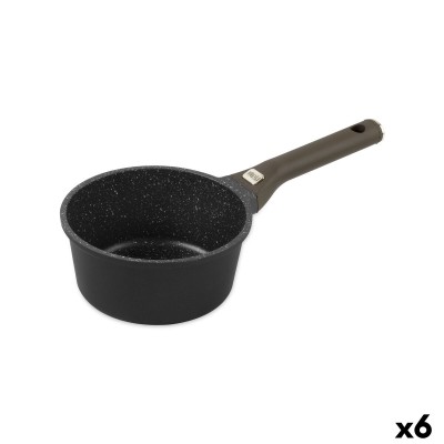 Casserole Quttin LEATHER Marron Noir Aluminium Ø 16 cm (6 Unités)