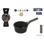 Saucepan Quttin LEATHER Brown Black Aluminium Ø 16 cm (6 Units)