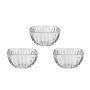 Set of bowls La Mediterránea Edy Transparent Glass 270 ml 3 Pieces (12 Units)