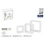 Etagères MobleKit Blanc 3 Pièces (4 Unités)
