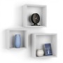 Etagères MobleKit Blanc 3 Pièces (4 Unités)