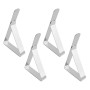 Tablecloth Clip My Bar Silver 7,4 x 4,5 x 1,2 cm 4 Pieces (24 Units)