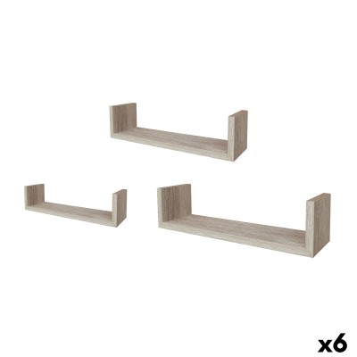 Shelves MobleKit Oak 3 Pieces (6 Units)