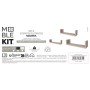 Etagères MobleKit Chêne 3 Pièces (6 Unités)