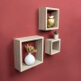 Shelves MobleKit Oak 3 Pieces (4 Units)