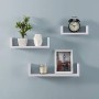 Shelves MobleKit White 3 Pieces (6 Units)