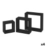 Etagères MobleKit Noir 3 Pièces (4 Unités)