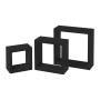 Etagères MobleKit Noir 3 Pièces (4 Unités)