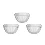 Set of bowls La Mediterránea Eddas Transparent Glass 270 ml 3 Pieces (12 Units)