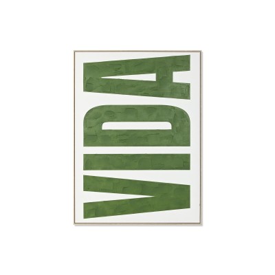 Canvas Home ESPRIT VIDA Green Beige Modern 103 x 4,5 x 143 cm