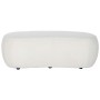 Banquette DKD Home Decor Blanc Noir 130 x 62 x 43 cm