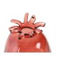 Vase Home ESPRIT Bordeaux Verre Moderne
