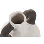 Vase Home ESPRIT Blanc Gris Grès 14 x 14 x 19 cm