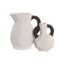 Vase Home ESPRIT White Grey Stoneware 14 x 14 x 19 cm