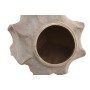 Vase Home ESPRIT Beige Stoneware Waves Aged finish 25 x 25 x 50 cm