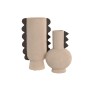 Vase Home ESPRIT Brown Grey Stoneware 18 x 18 x 29 cm