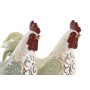 Decorative Figure Home ESPRIT Green Rooster (2 Units)