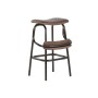 Stool Home ESPRIT Leather Iron