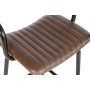 Stool Home ESPRIT Leather Iron