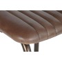 Tabouret Home ESPRIT Cuir Fer