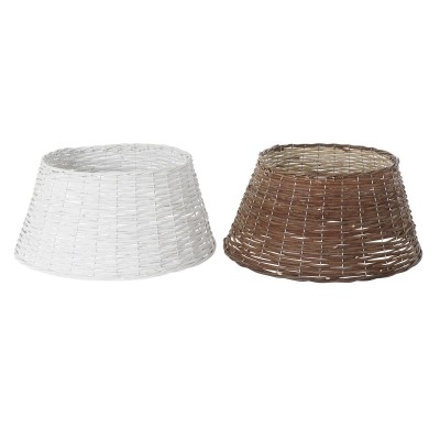 Jupe pour l'arbre de Noël DKD Home Decor osier (59 x 59 x 26 cm) (2 Unités)