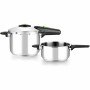 Pressure cooker Monix M911005 4 L + 6 L Stainless steel 6 L 2 Pieces