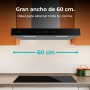 Cecotec Conventional Hood 60 cm Bolero Flux TT 605500 Black Glass A++