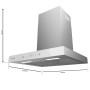 Conventional Hood Cecotec Bolero Flux TT 605500 White