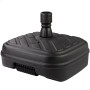 Base pour parapluie Aktive Anthracite Plastique 56 x 40 x 56 cm (3 Unités)