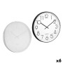 Wall Clock Gift Decor Glass polypropylene 50 x 4,7 x 50 cm (6 Units)