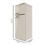 Cecotec fridge freezer beige 215 L Bolero CoolMarket 2D Origin 215 E