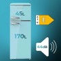 Cecotec combined fridge retro blue 215 L Bolero CoolMarket 2D Origin E