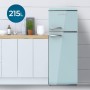 Cecotec combined fridge retro blue 215 L Bolero CoolMarket 2D Origin E