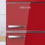 Cecotec retro fridge freezer 215 L red 2 doors Bolero CoolMarket 2D E