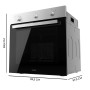 Oven Cecotec Bolero Hexa M236000 Inox Time 2800 W 70 L