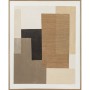 Painting Home ESPRIT Brown Beige Abstract Urban 80 x 4,5 x 100 cm (2 Units)