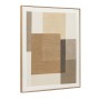 Cadre Home ESPRIT Marron Beige Abstrait Urbaine 80 x 4,5 x 100 cm (2 Unités)