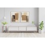 Cadre Home ESPRIT Marron Beige Abstrait Urbaine 80 x 4,5 x 100 cm (2 Unités)