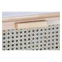 Chest of drawers DKD Home Decor Natural rubber Rattan (40 x 30 x 72 cm)
