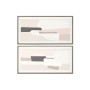 Cadre Home ESPRIT Blanc Beige Abstrait Urbaine 100 x 4 x 50 cm (2 Unités)