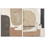 Painting Home ESPRIT Brown Beige Modern Urban 90 x 4,5 x 120 cm (2 Units)