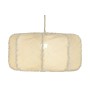 Suspension Home ESPRIT Beige Jute Métal 60 W 45 x 45 x 28 cm