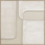 Painting Home ESPRIT White Beige Abstract Urban 92 x 4,5 x 92 cm (2 Units)