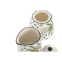 Laitière et sucrier Home ESPRIT Bleu Vert Porcelaine 11 X 7,6 X 7,8 CM 2 Pièces