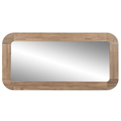 Wall mirror Home ESPRIT Natural Modern 200 X 7 X 100 CM