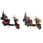 Décorations de Noël DKD Home Decor Motocyclette Métal (17,5 x 7 x 15,5 cm) (2 Unités)