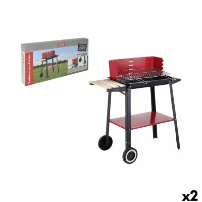 Charcoal Barbecue with Stand Inde 81,5 x 41,5 x 84,5 cm (2 Units)